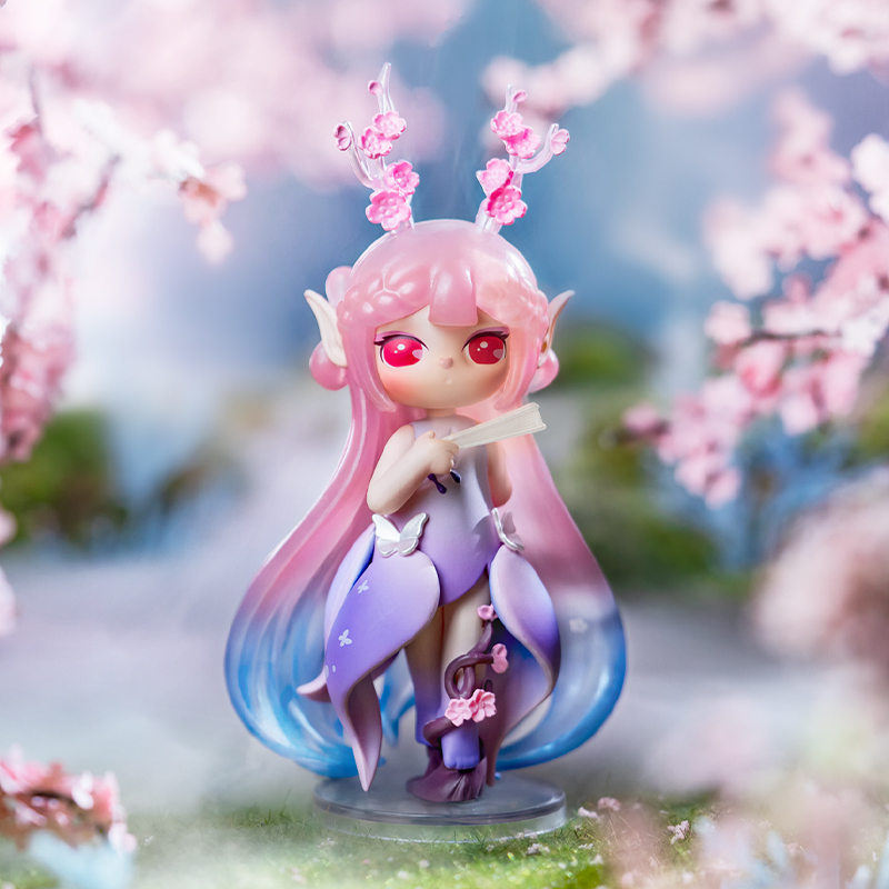 Rolife Surprise Figure Dolls - Paradise Guardians pastel haar karakter close-up scène