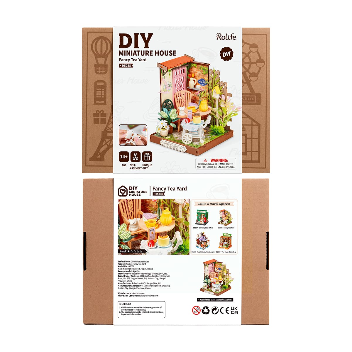 Rolife DIY Miniatuurhuis - Fancy Tea Yard DS038 productpakket