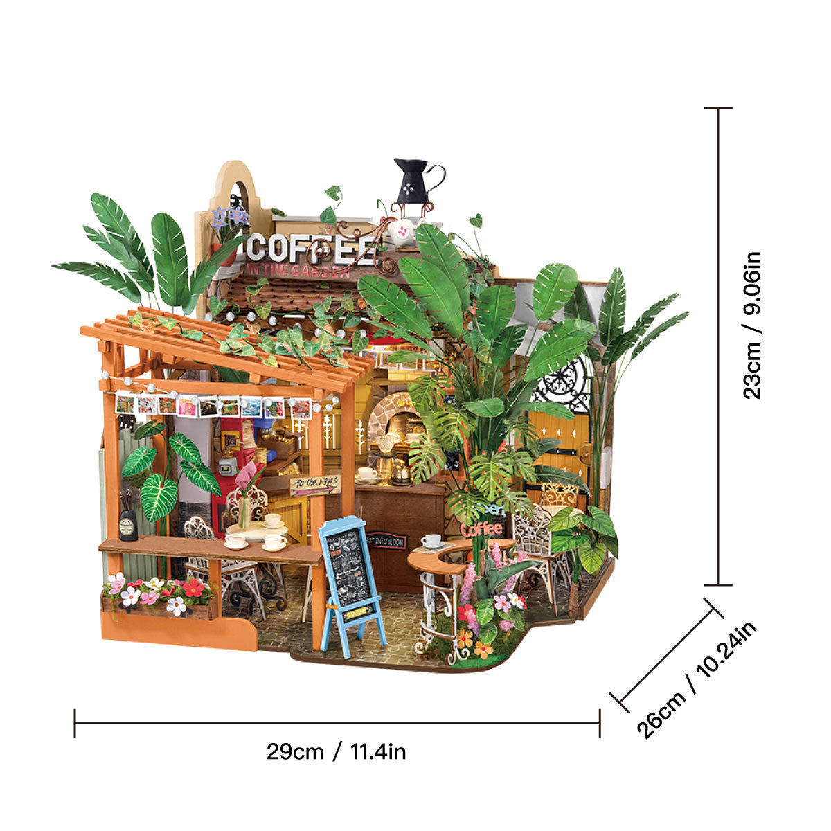 Rolife DIY Miniatuurhuis - Leafree Café DH201 product image 7