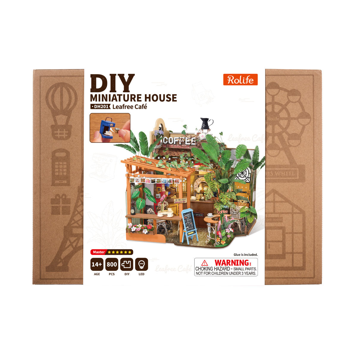 Rolife DIY Miniatuurhuis - Leafree Café DH201 product image 8