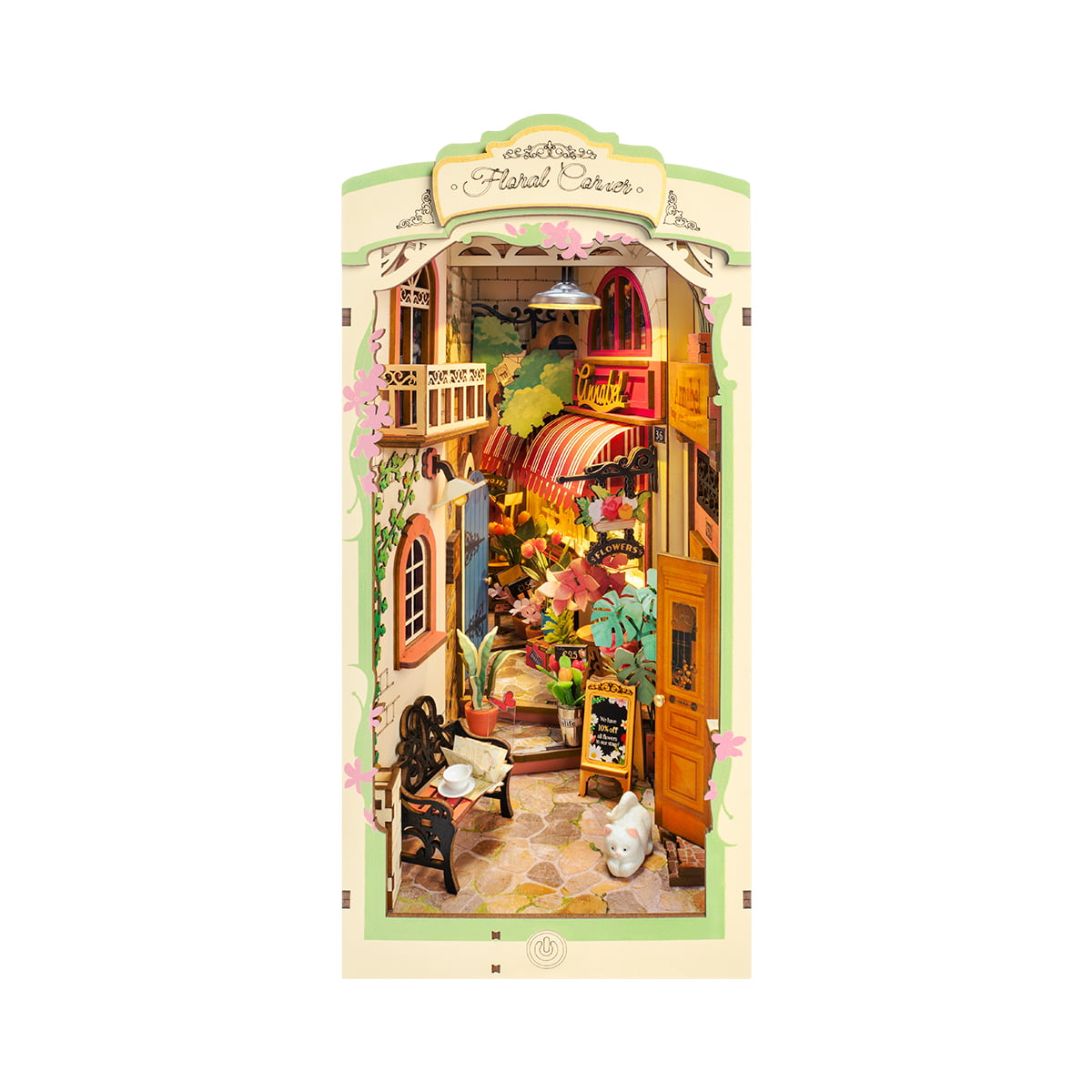 Rolife DIY Boekhoekje Kit - Bloemenhoek TGB09 galerij afbeelding 2