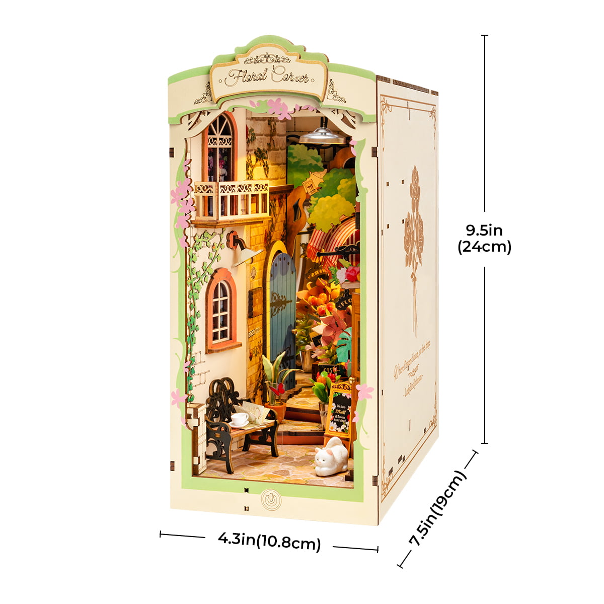 Rolife DIY Boekhoekje Kit - Bloemenhoek TGB09 galerij afbeelding 6