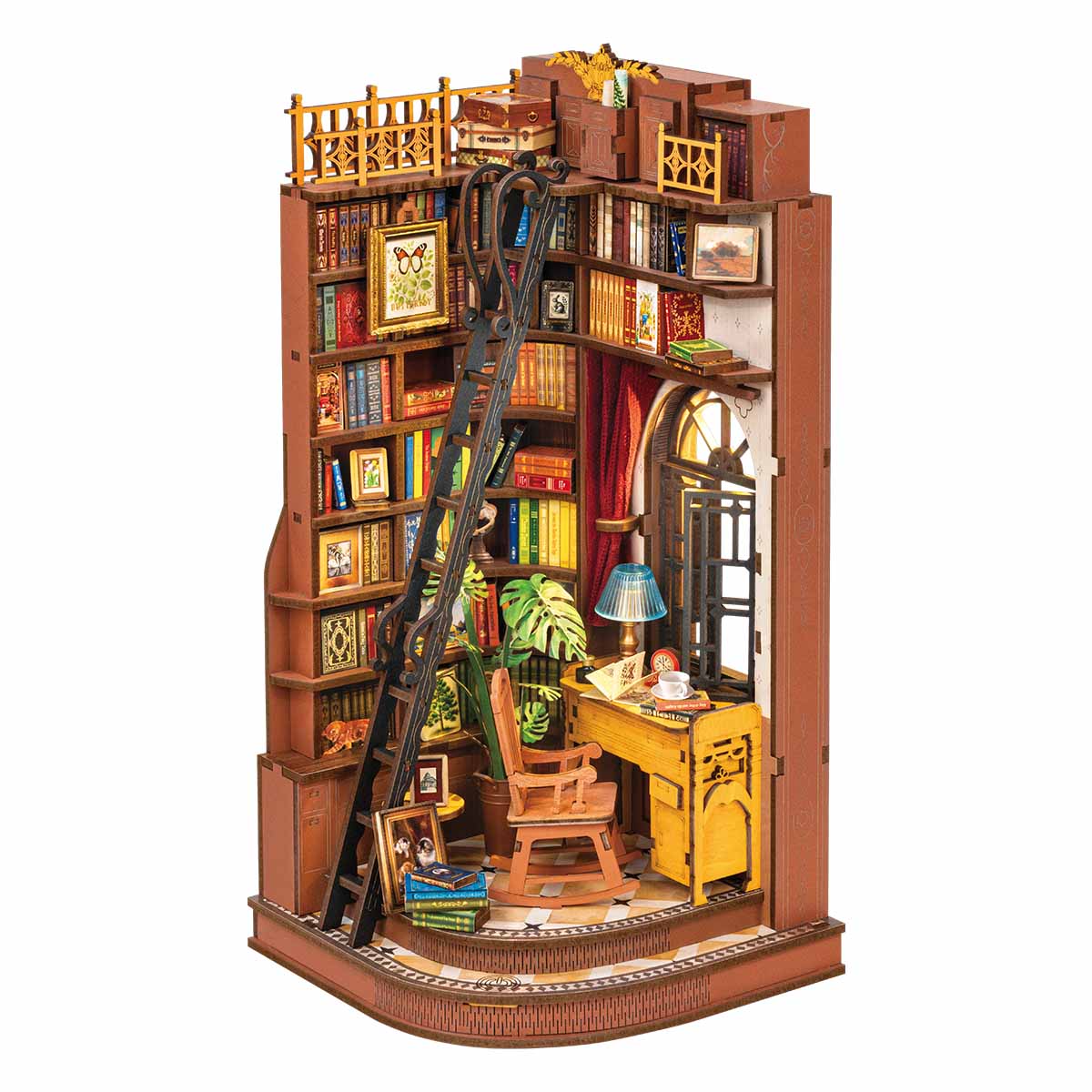Rolife DIY Book Nook Kit - Silent Corner Study TGE02 alternatieve productweergave