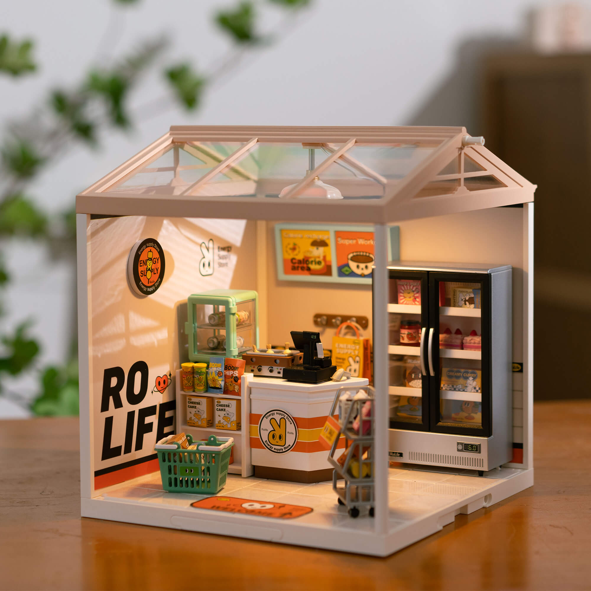 Rolife Energy Supply Store Super Creator Miniatuurhuis DW002 tafelbladscène