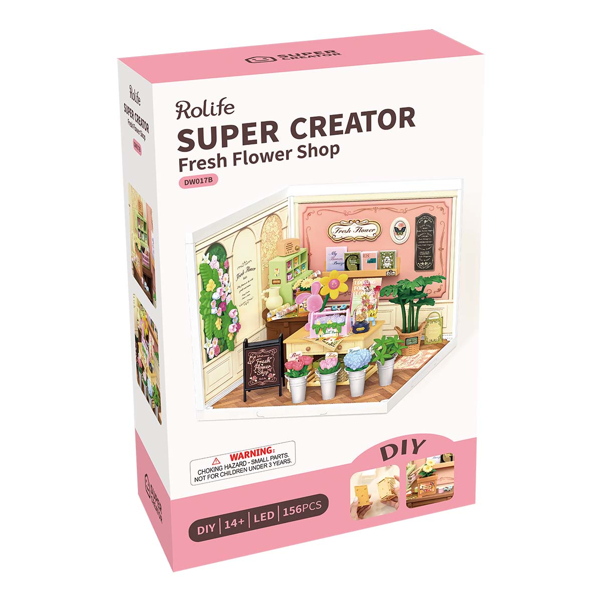 Rolife Fresh Flower Shop DIY Miniatuurhuis DW017B