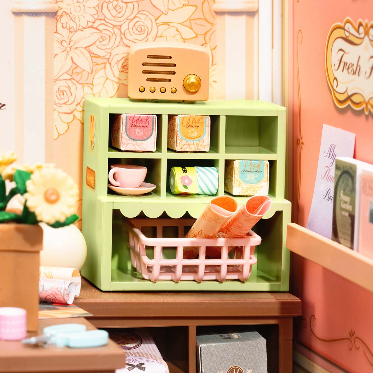 Rolife Fresh Flower Shop DIY Miniatuurhuis DW017B