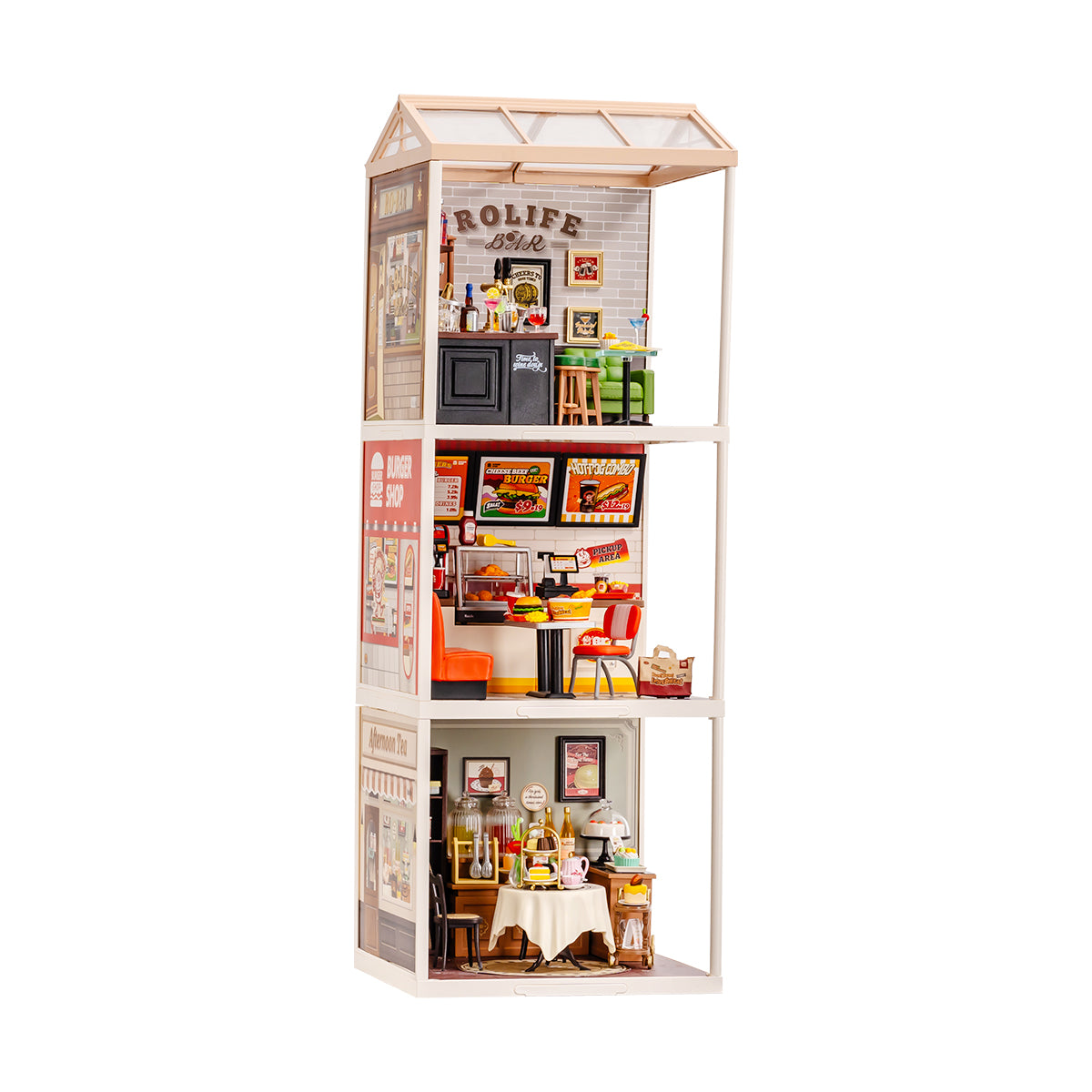 Rolife Super Creator Casa Miniatura 3 en 1 | Imagen de la galería de formas 7