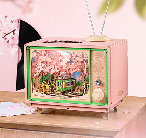 Caja de música con melodía de Sakura