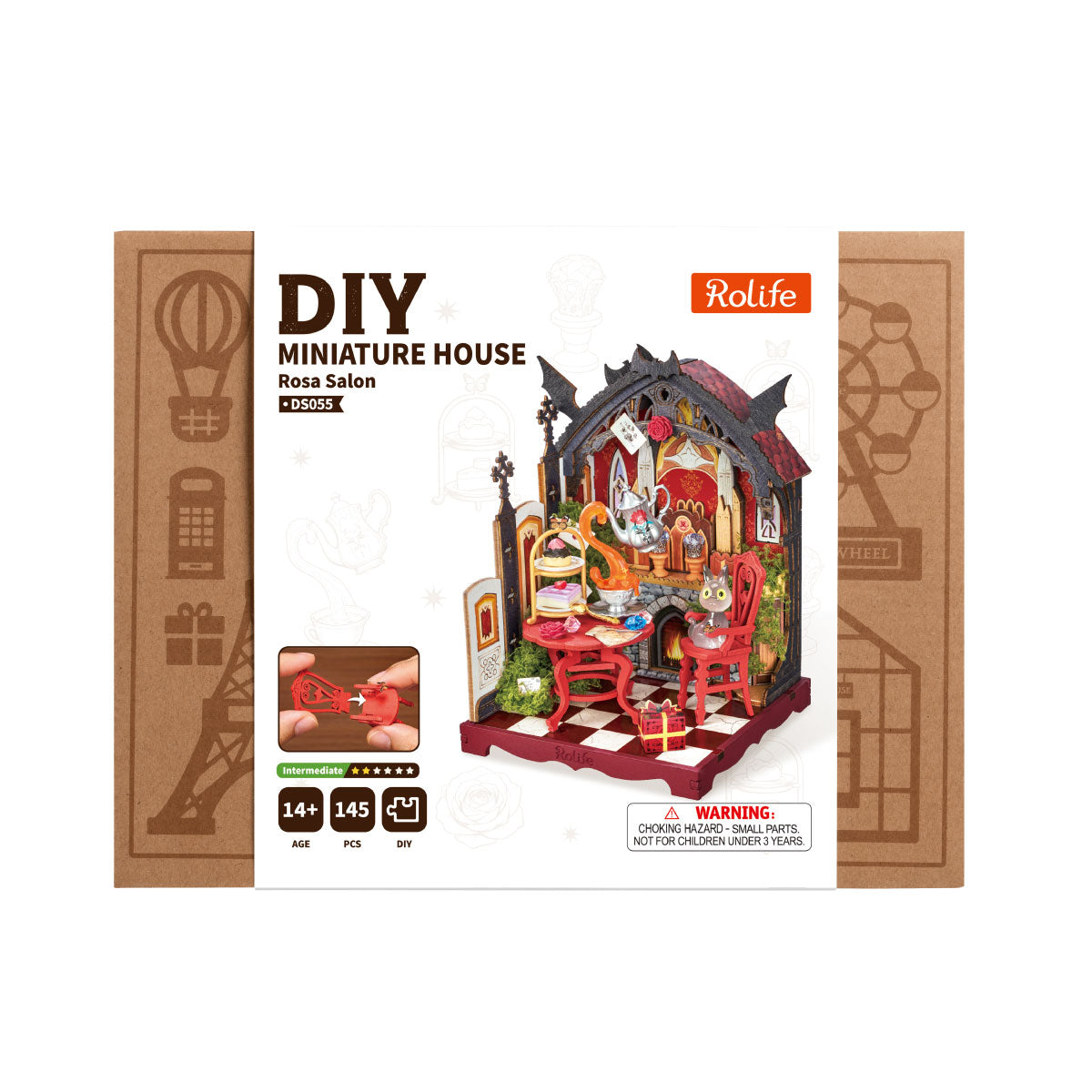 Rolife Casa en Miniatura DIY - Salón Rosa DS055 product image 8