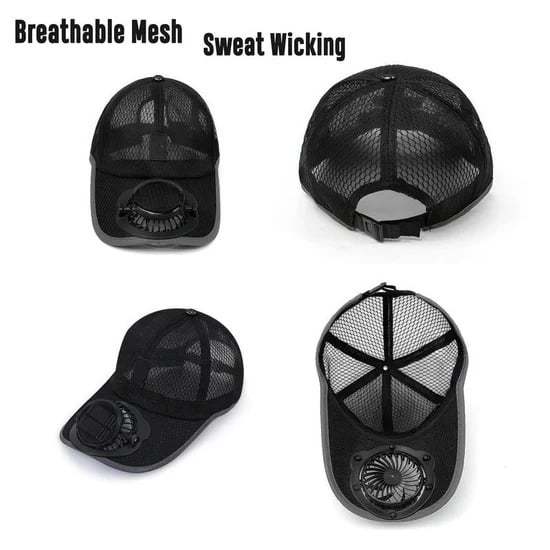 🔥HOT SALE 49% OFF🧢2026 Pro Outdoor Cooling Hat: Dual-Power Fan Cap