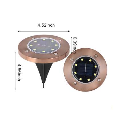 🌙 8-LED Solar Yard Lights