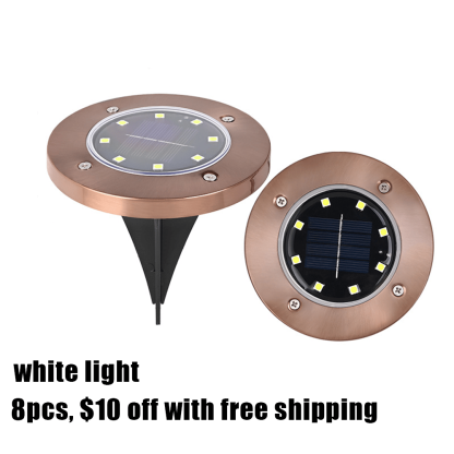🌙 8-LED Solar Yard Lights