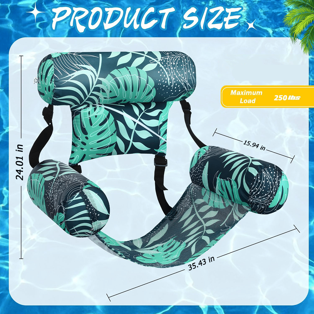 Summer Hot Sale🌴Inflatable Pool Float Hammock Chair for Adults