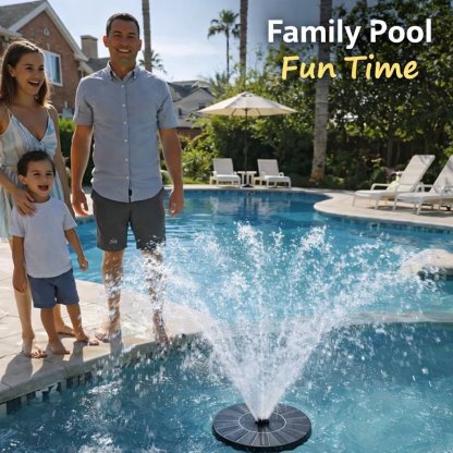 ⛲ Solar Garden Fountain Pump 🔥