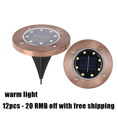 🌙 8-LED Solar Yard Lights
