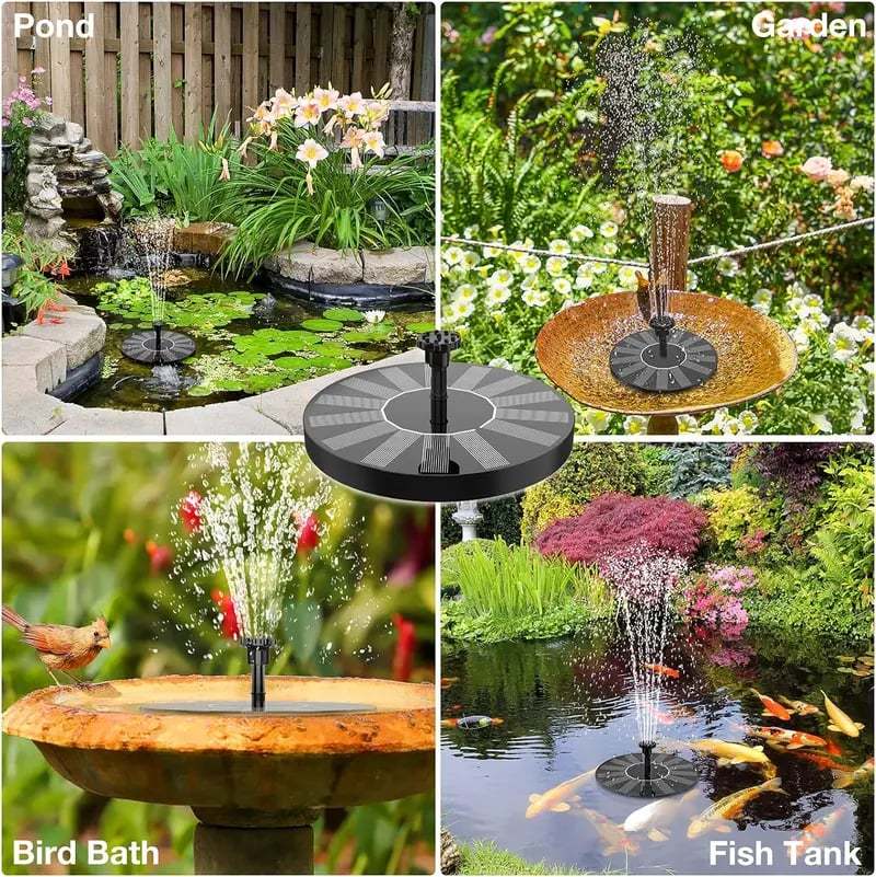 ⛲ Solar Garden Fountain Pump 🔥