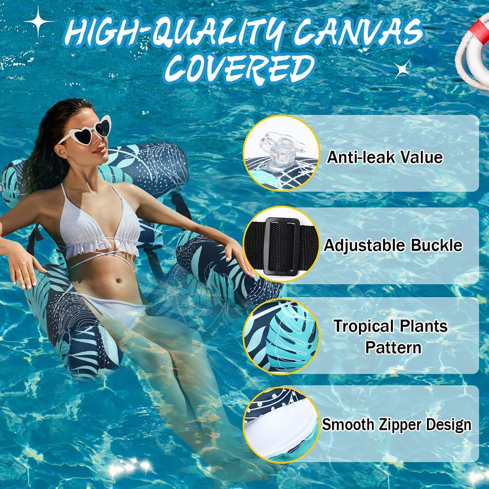 Summer Hot Sale🌴Inflatable Pool Float Hammock Chair for Adults