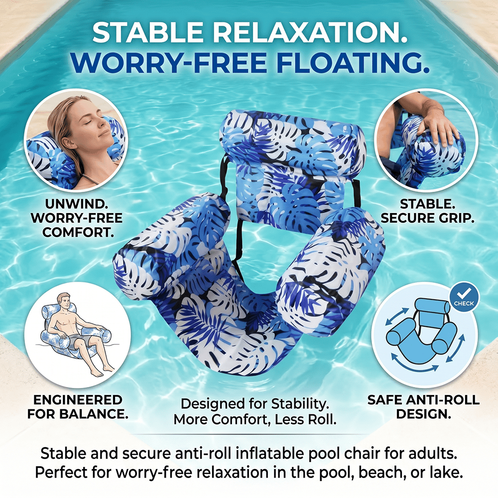 Summer Hot Sale🌴Inflatable Pool Float Hammock Chair for Adults