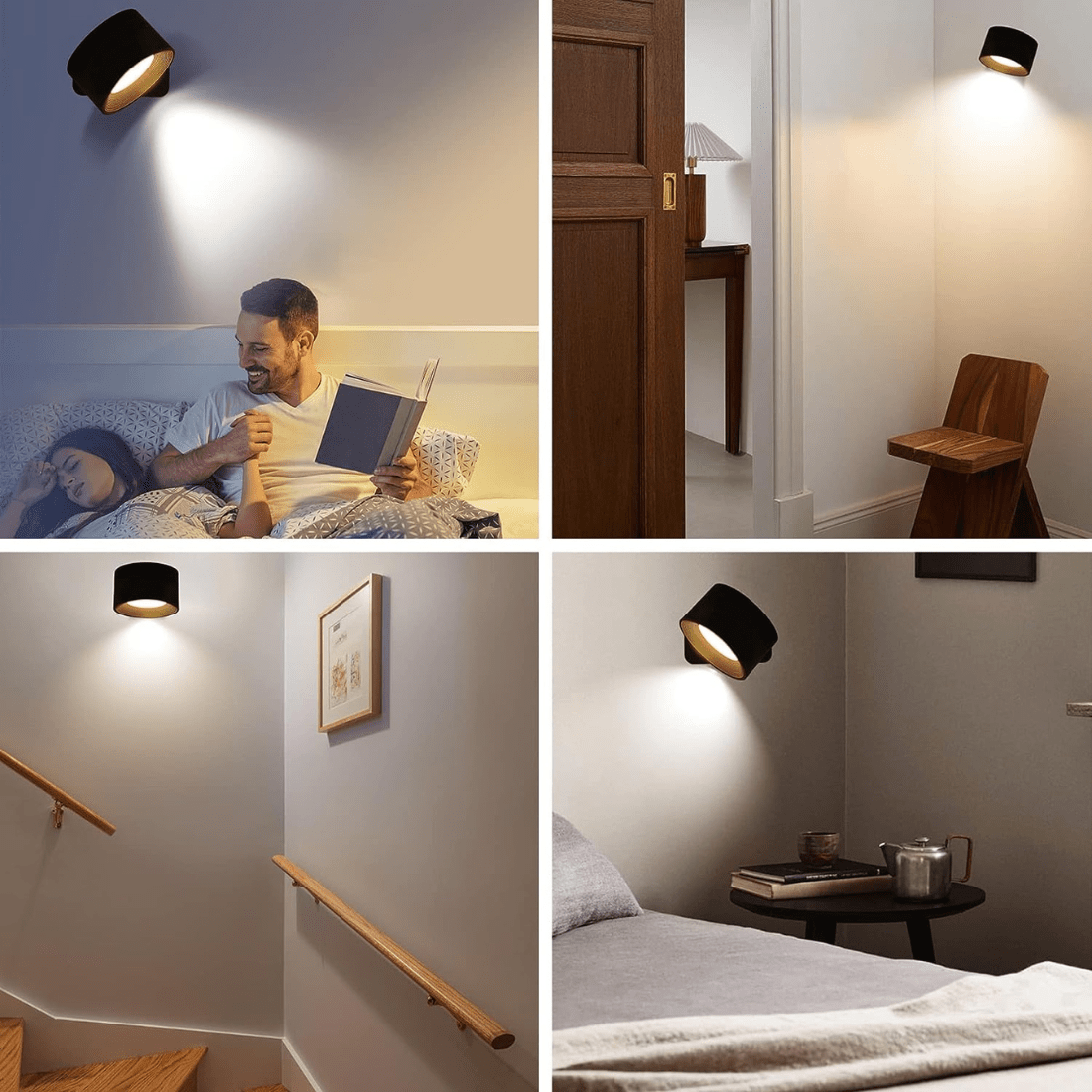Wall Lamp Cordless rechargeable 360° wall light