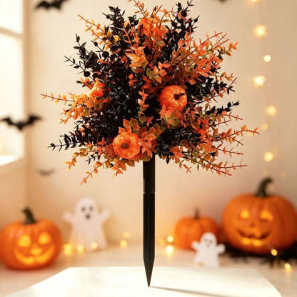 Last Day Promotion! 🔥Outdoor/Indoor UV Resistant & Waterproof Artificial Fall Pumpkin Tree Stakes