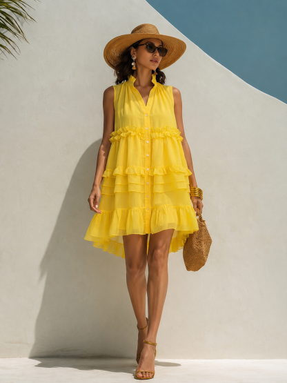 Ava | Women's Peplum Mini Dress