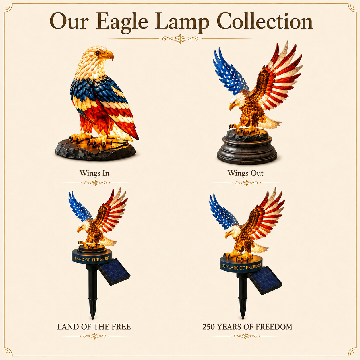 Last day 60% off🔥- Handmade American Eagle Lamp