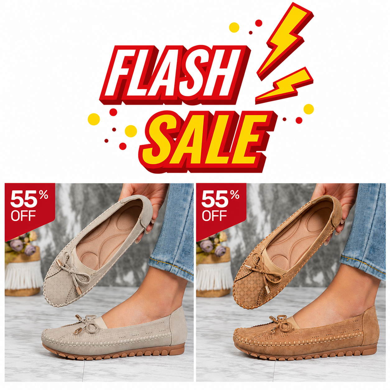 🔥Best Seller-Last Day🔥 Orthopedic leather shoes, Lightweight, Anti-Slip, Breathable for Women