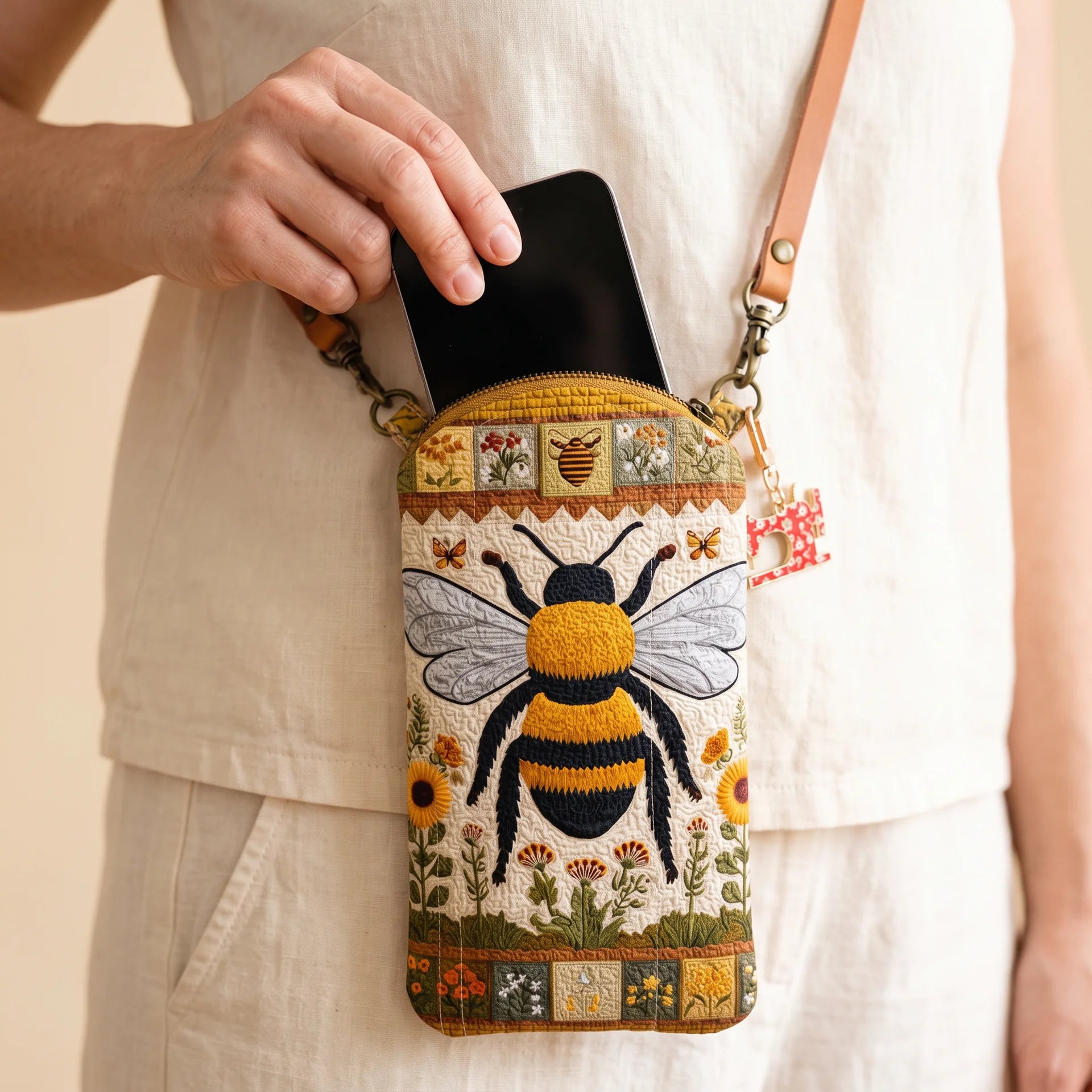 Quilted Phone Bag