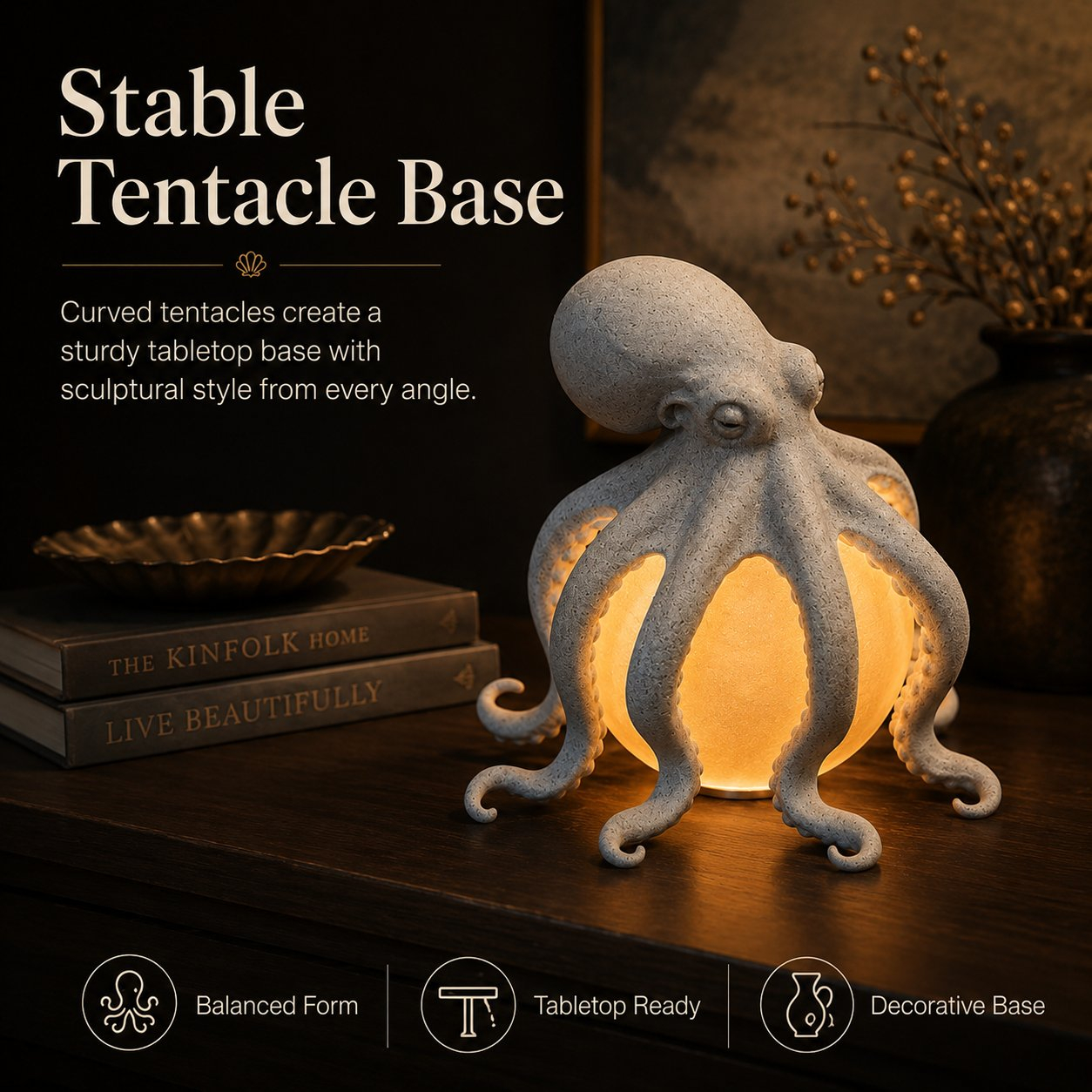 Sculptural Ocean-Inspired Accent Light
