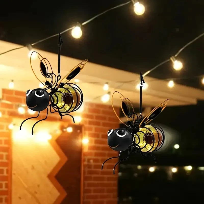🐝Outdoor Hanging Solar Bee Light - Perfect Gift For Plant Lovers Moms Or Literally Anyone Who Smiles❤