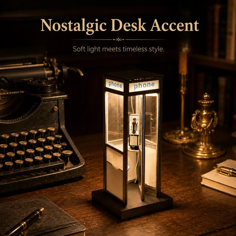 🔥 Limited-Time Offer — 70% Off 🔥Vintage Phone Booth Ambient Lamp