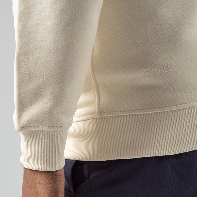 "Fresh Raindrops Distantly Flowing" Hooded Sweatshirt