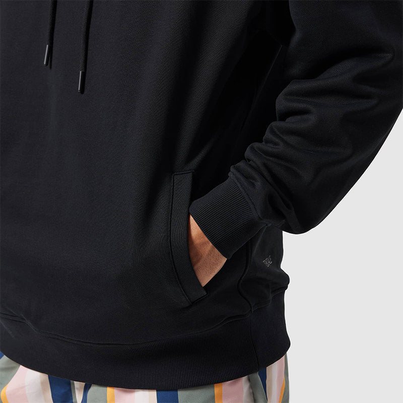 "Fresh Raindrops Distantly Flowing" Hooded Sweatshirt