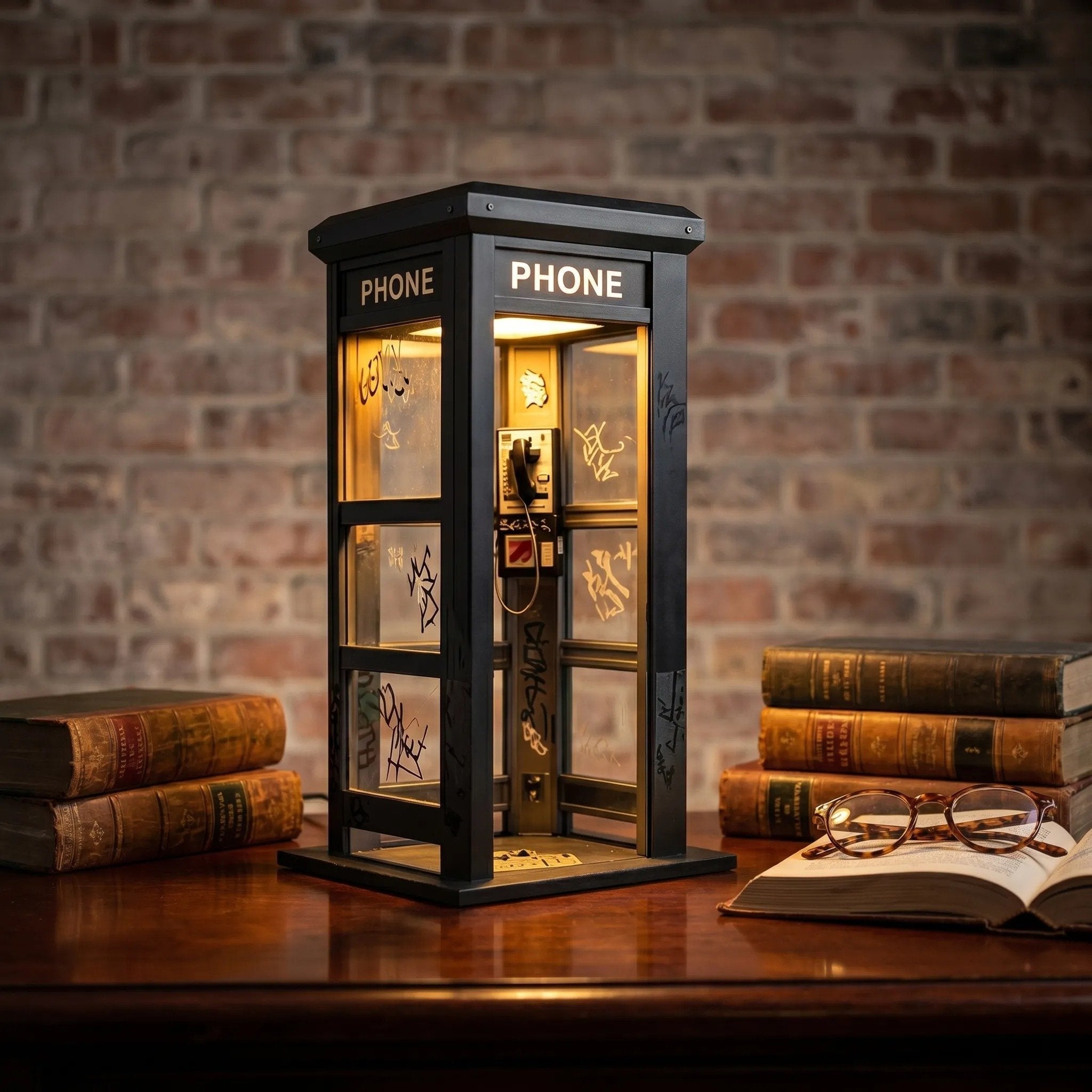 🔥 Limited-Time Offer — 70% Off 🔥Vintage Phone Booth Ambient Lamp