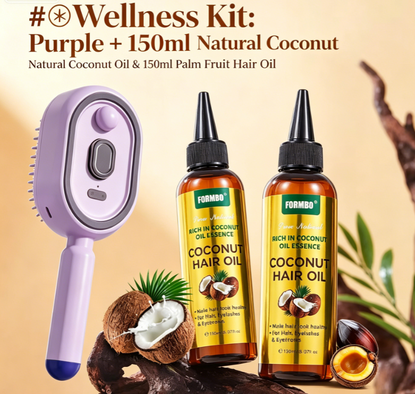 Electric Massage Comb with Air Spray