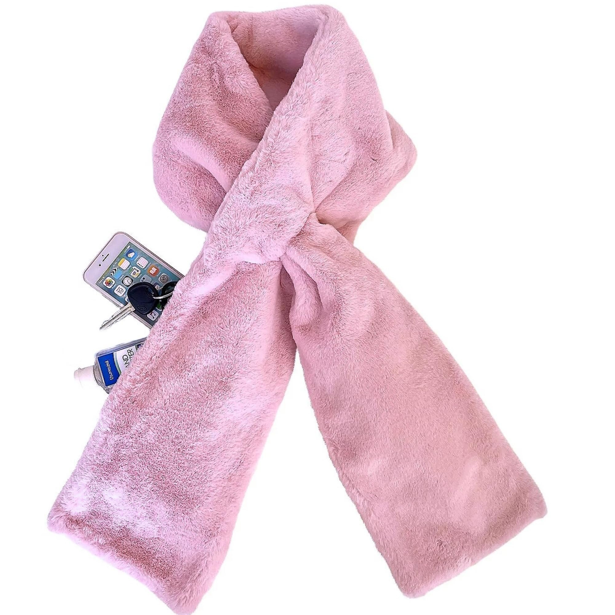 Black Friday Big Promotion Save 49%🔥Faux Fur Scarf With Hidden Zipper Pocket