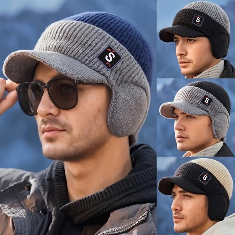 ❄️ Men’s Winter Knitted Earflap Hat