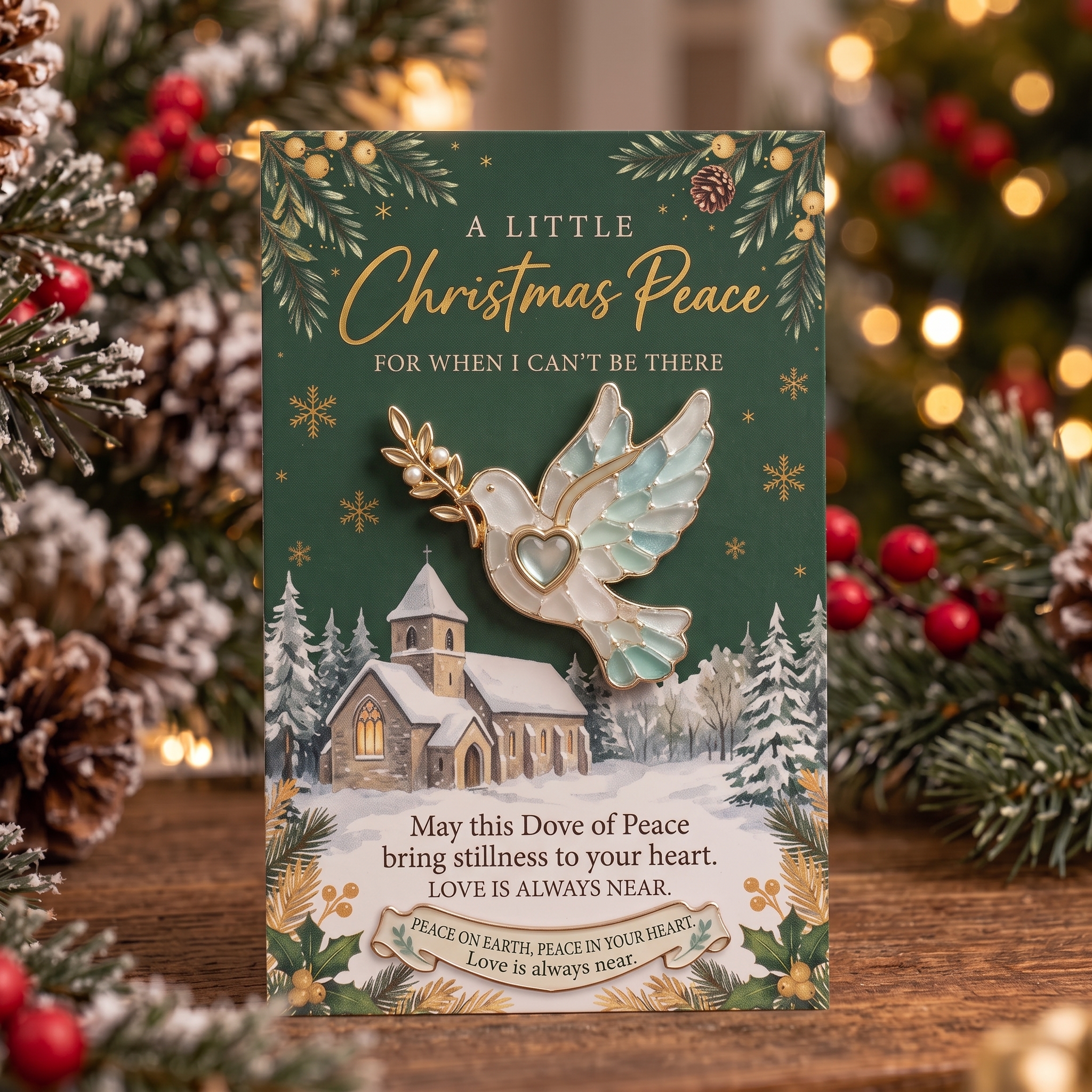 A Little Christmas Hug – A Keepsake Card with a Detachable Mini Ornament