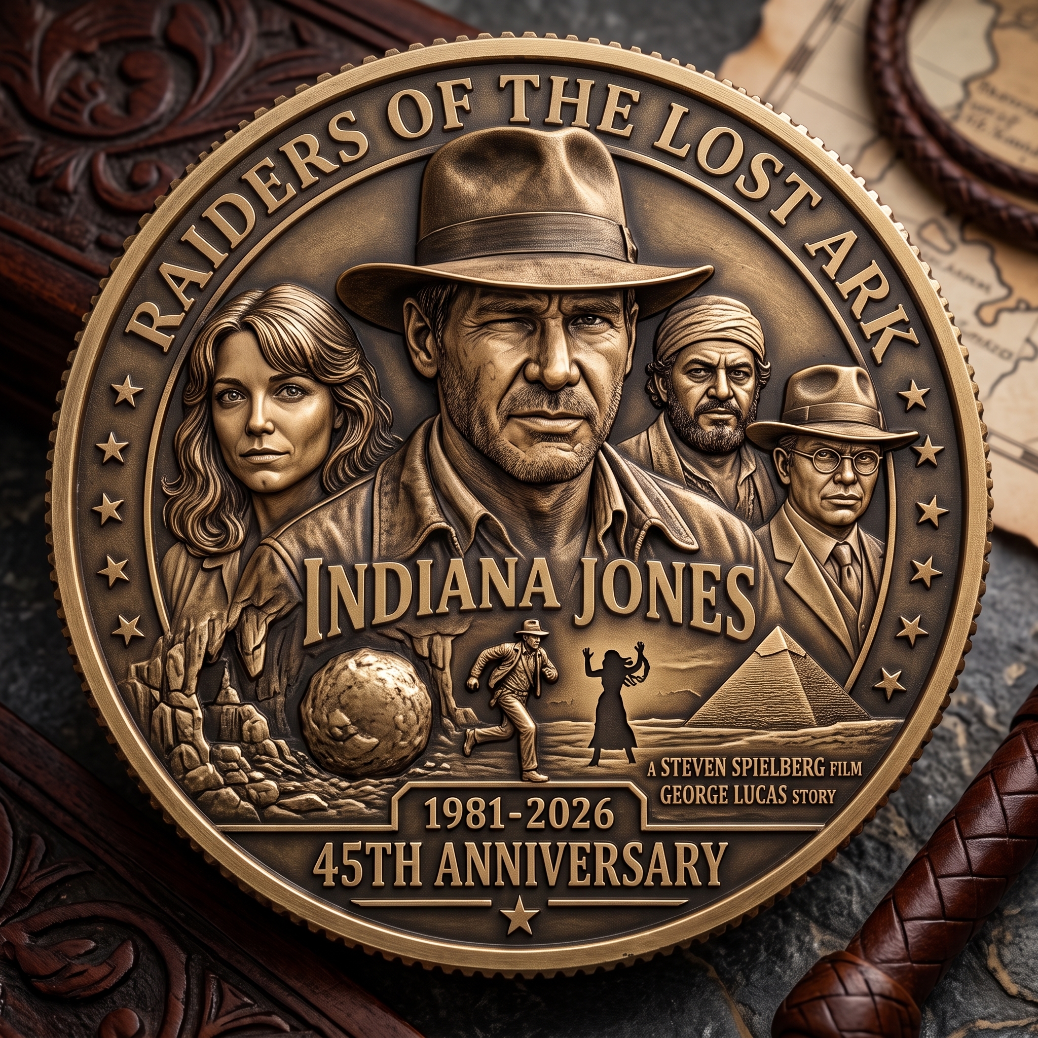 Raiders of the Lost Ark 45th Anniversary Commemorative Coin 