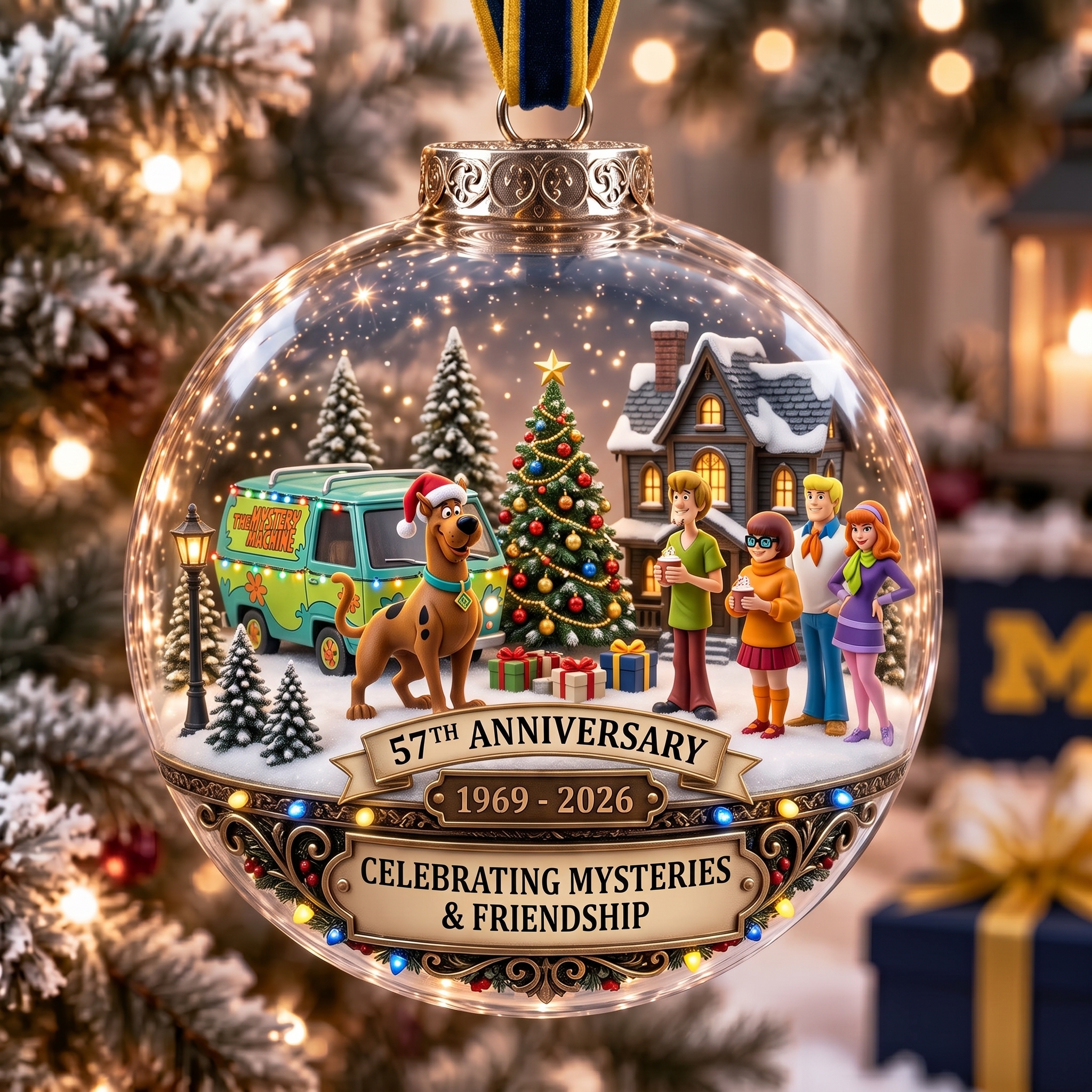 Scooby-Doo 57th Anniversary Limited Edition Holiday Decorative Bauble