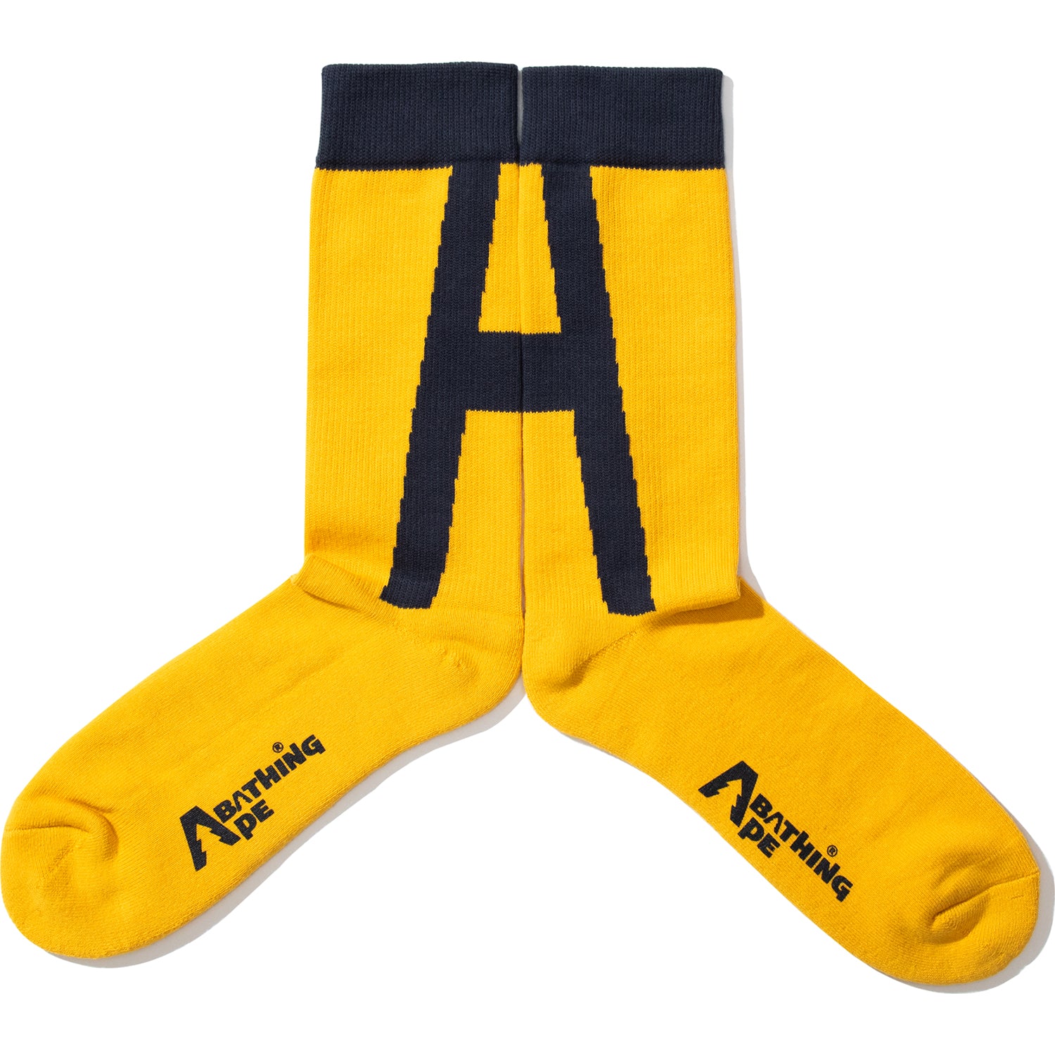 BAPE BY KAZUKI KURAISHI "A" LOGO SOCKS MENS