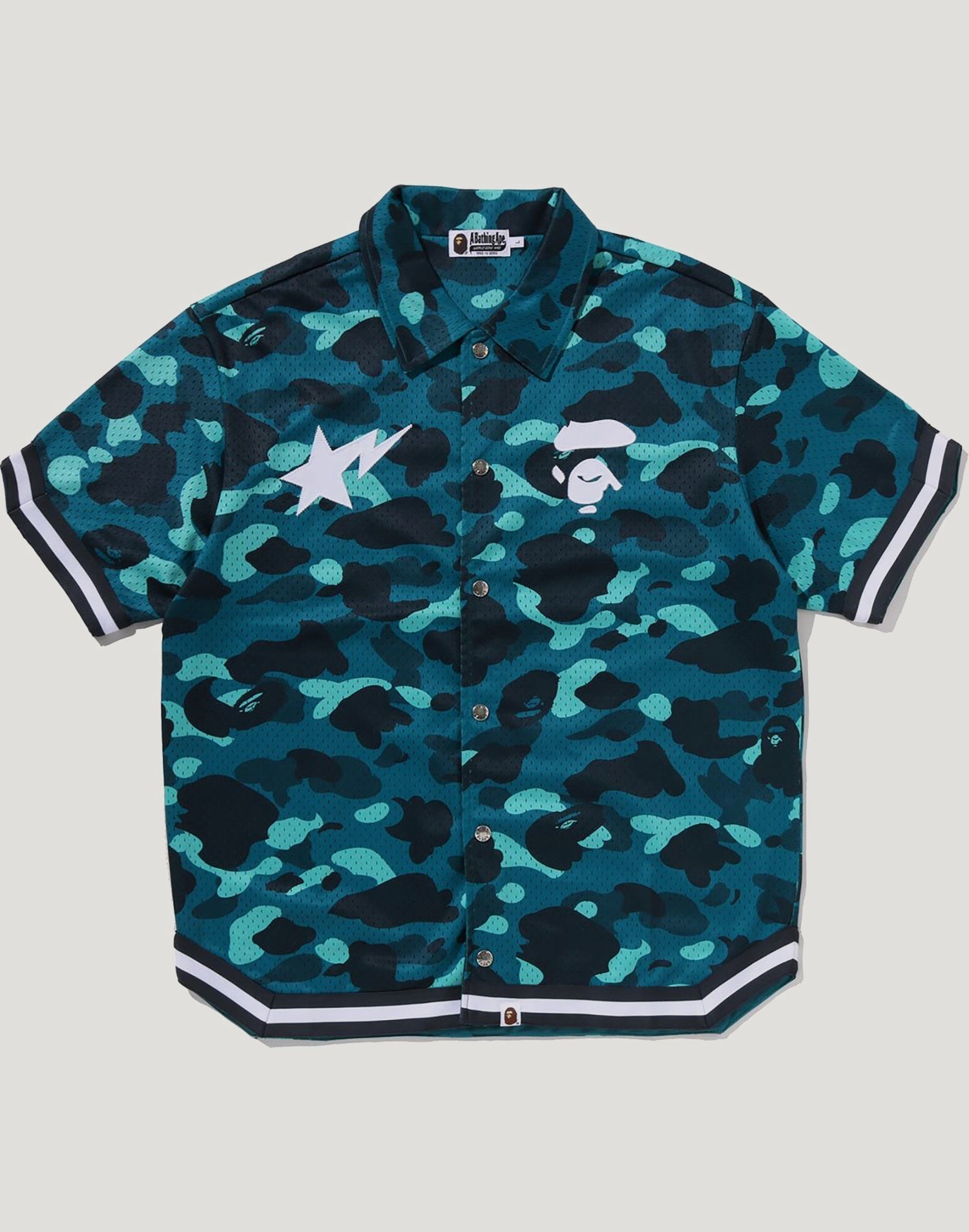 COLOR CAMO WARM UP SS SHIRT MENS