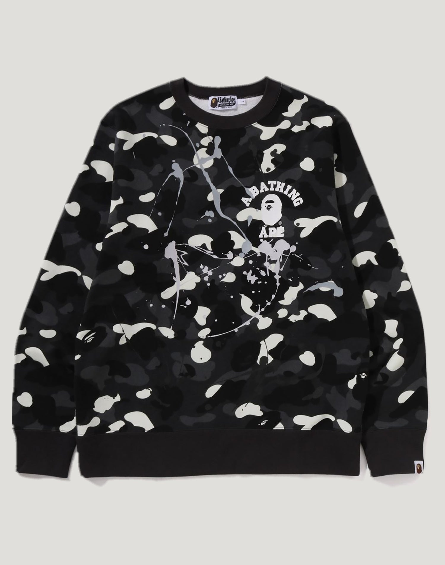 CITY CAMO PAINTING CREWNECK SWEATSHIRT MENS