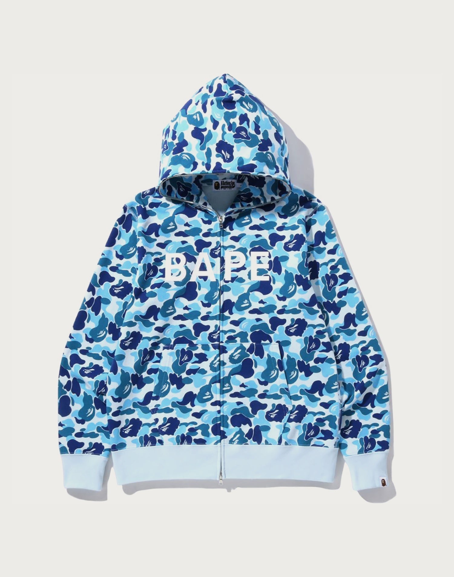 ABC CAMO BAPE FULL ZIP HOODIE MENS