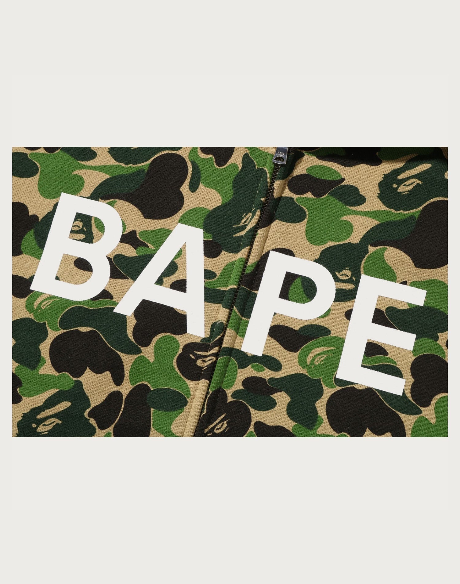 ABC CAMO BAPE FULL ZIP HOODIE MENS