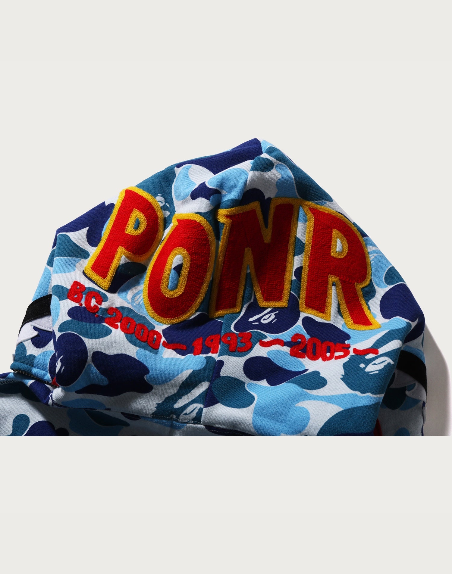 ABC CAMO SHARK FULL ZIP HOODIE MENS