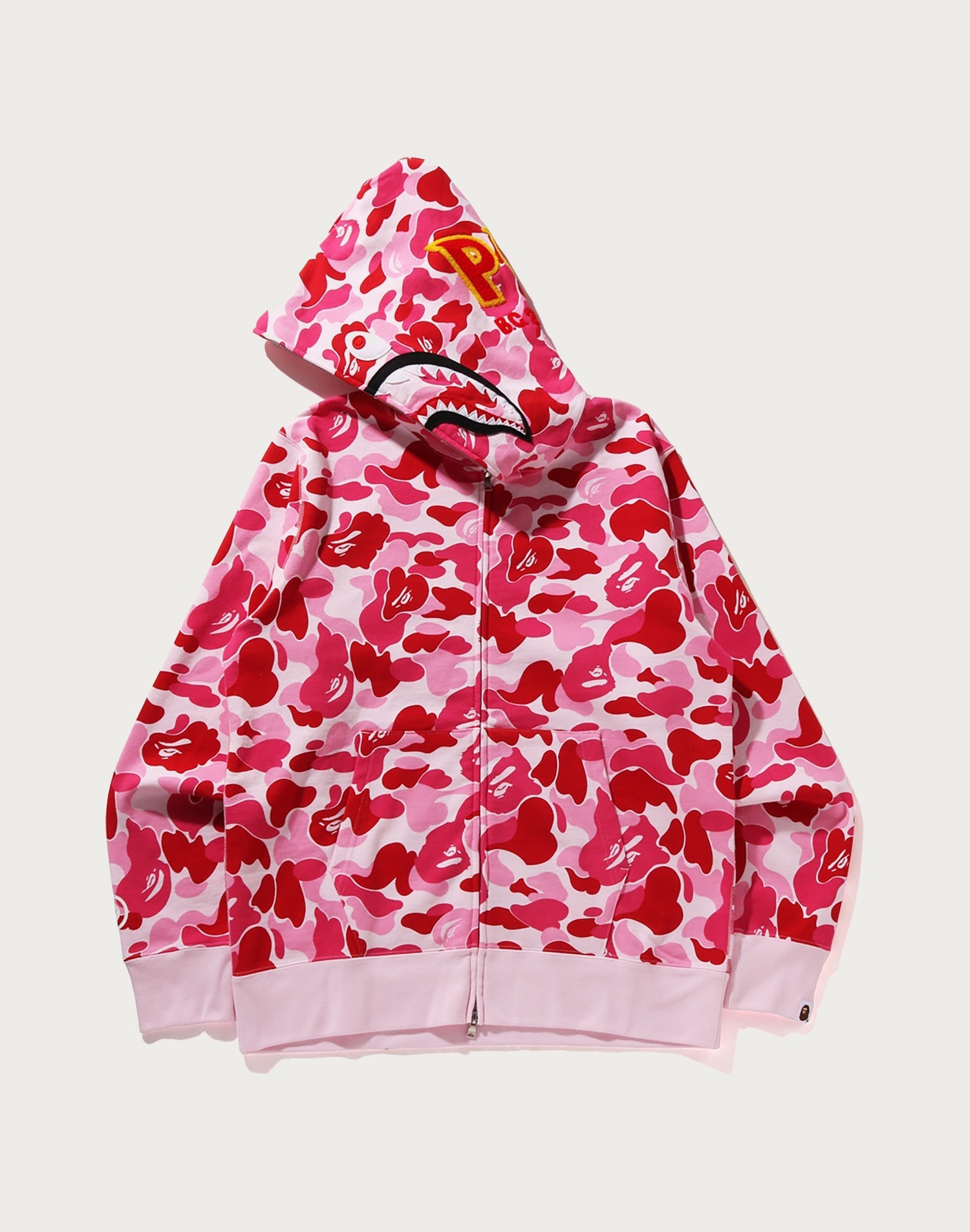 ABC CAMO SHARK FULL ZIP HOODIE MENS