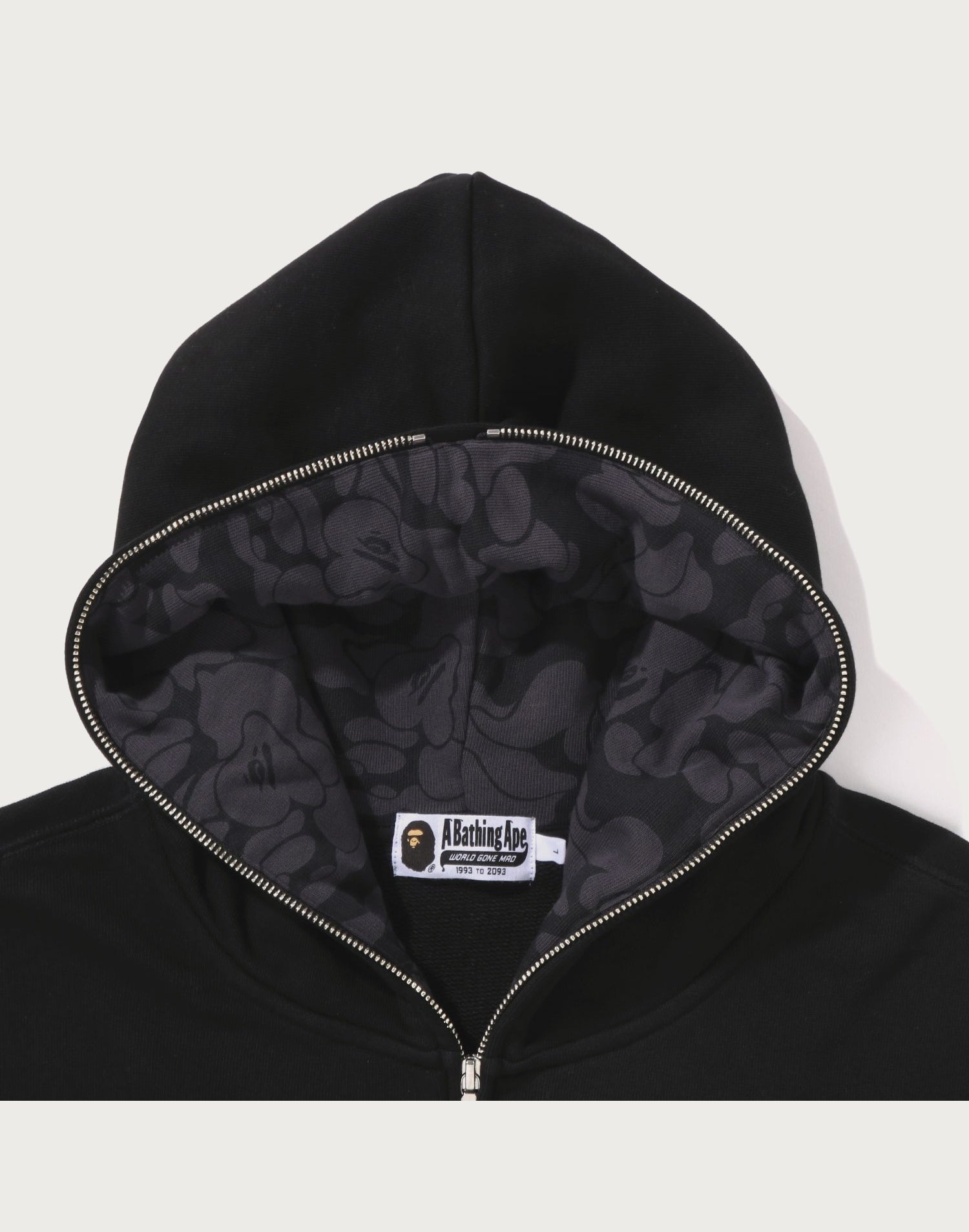 ONE POINT RELAXED FIT ZIP HOODIE MENS