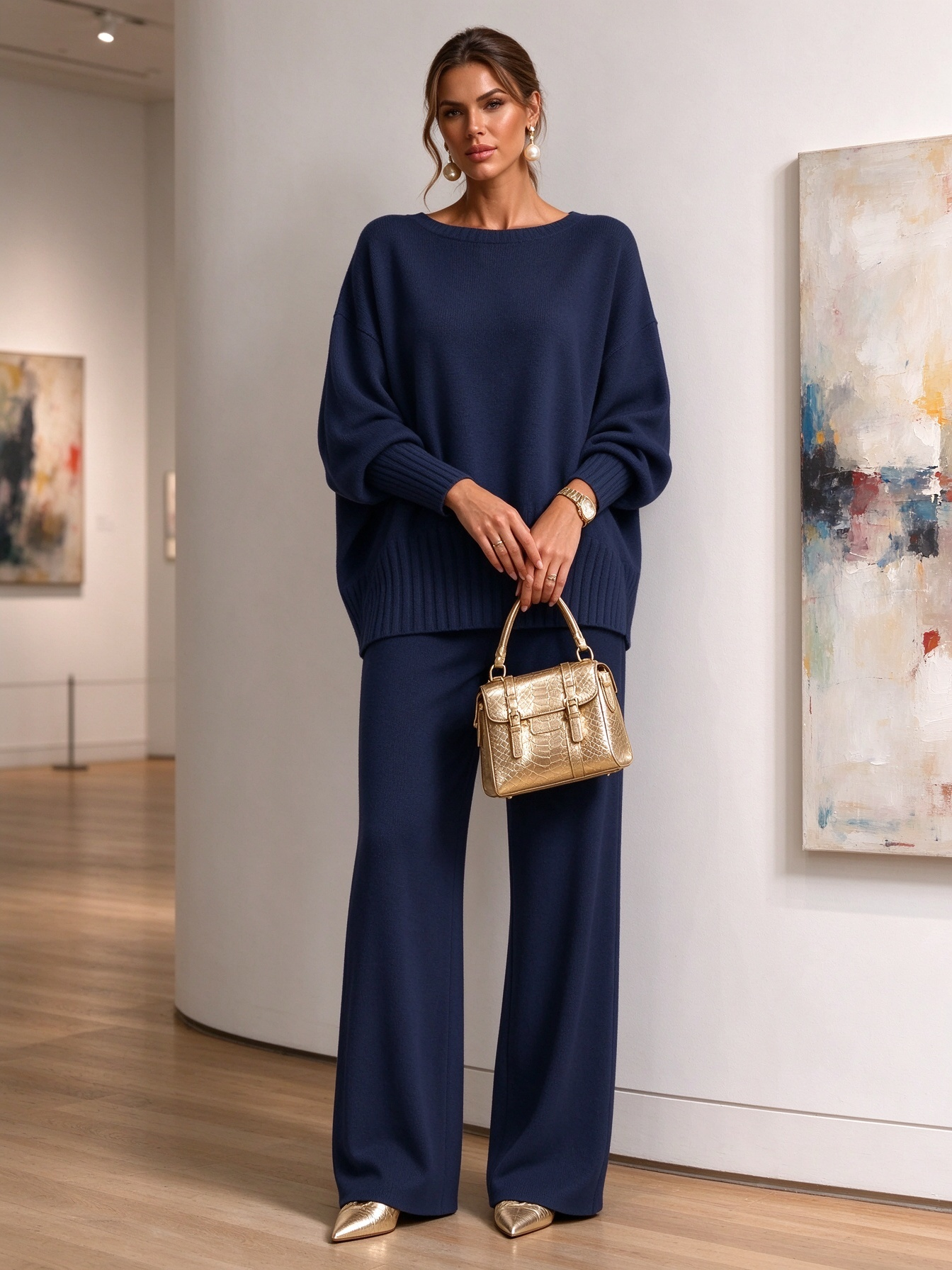 ⏰ LAST DAY SAVE 50% 💥Hot Sale Soft Cashmere Casual Sweater Suit