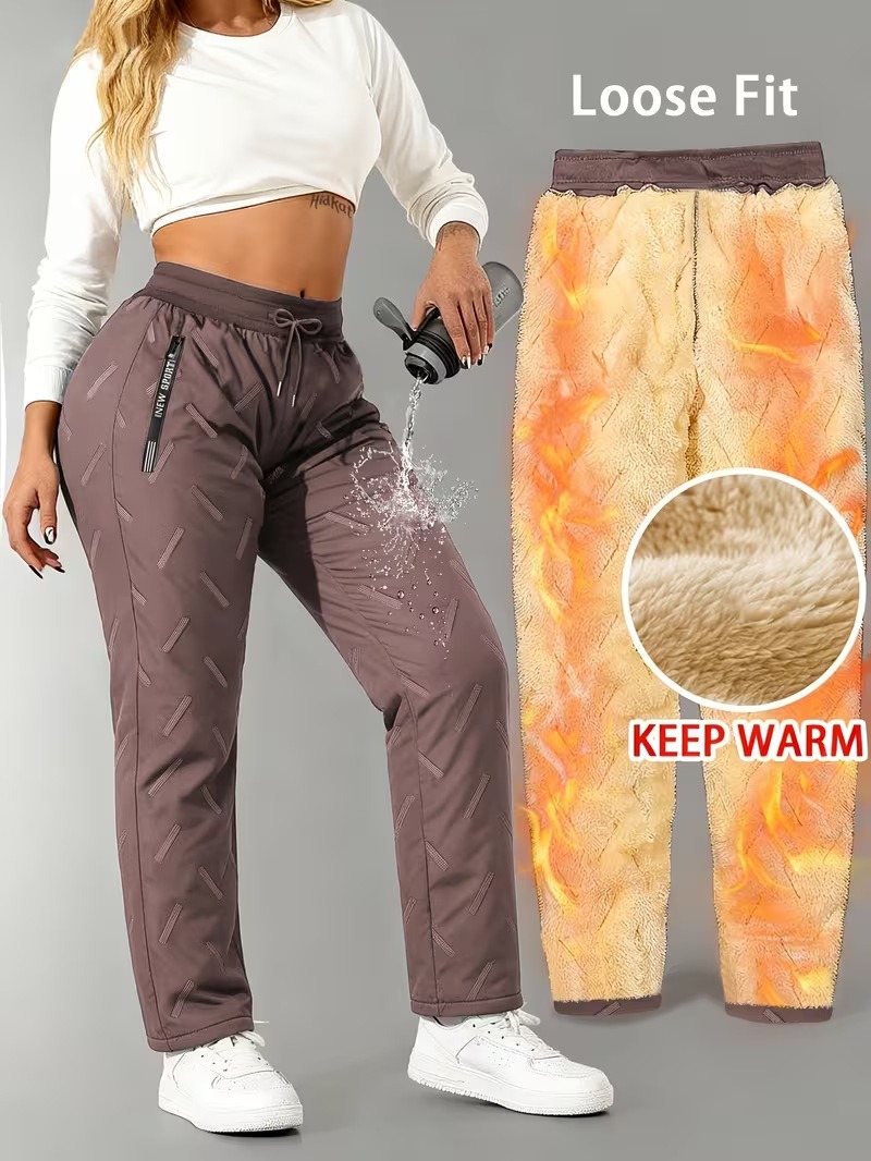 Women’s Fleece Lined Winter Jogger Pants
